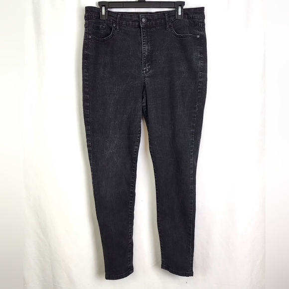 Women's Nine West Black Super Skinny Jeans Size 14 - Picture 1 of 4